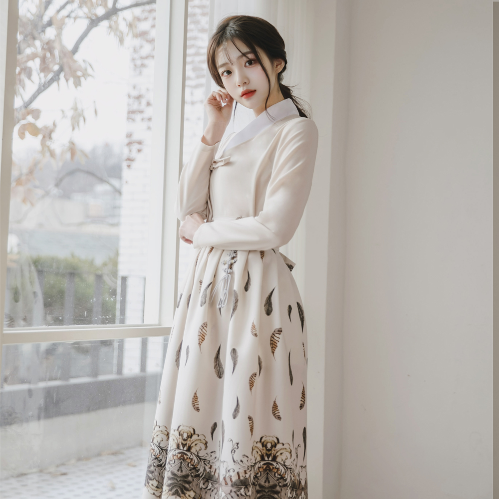 생활한복 목련화 저고리 개량 계량 퓨전 반티-165 - 상세 이미지 3
