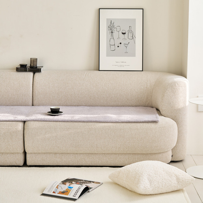 나라데코 단모 투톤 모던한 사계절 쇼파패드 2인용 60x120