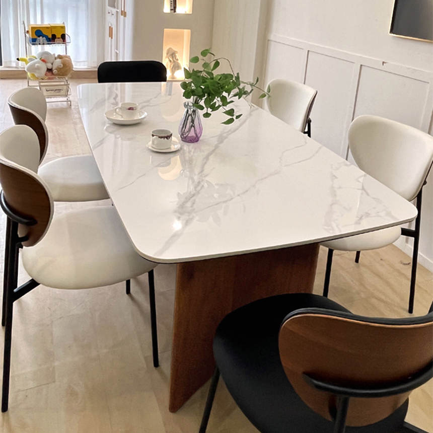 마블 엘레강스 포세린세라믹 식탁테이블 사각 다이닝테이블 160cm