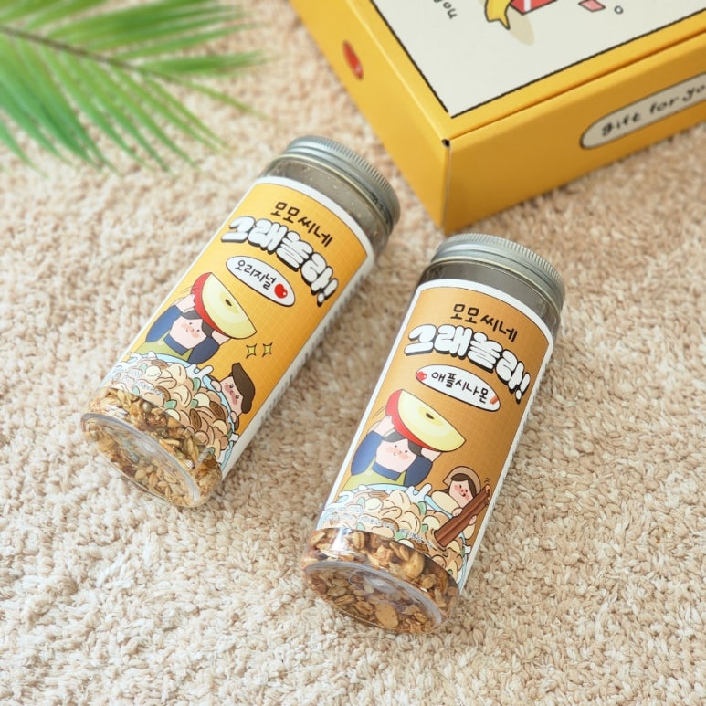 모모씨네 애플 그래놀라 200g 2개입 선물세트 - 상세 이미지 5