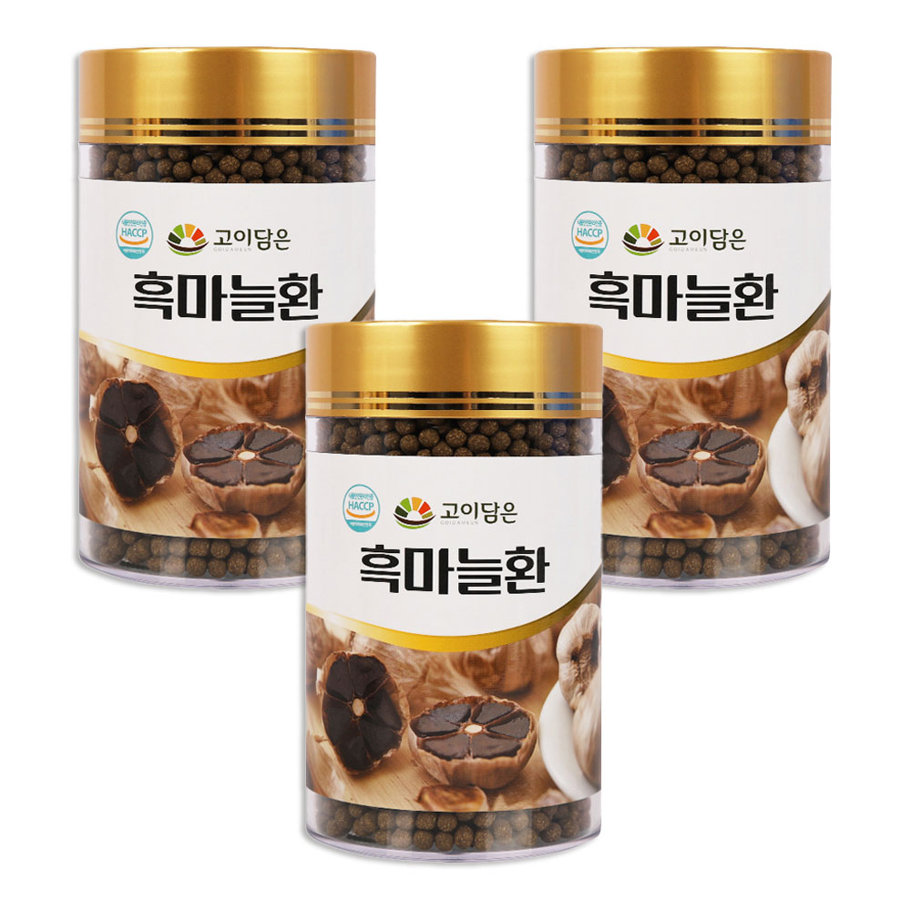 고이담은 국내산 흑마늘 사철쑥 진피 영양 환 정 900g : 굿소일포유