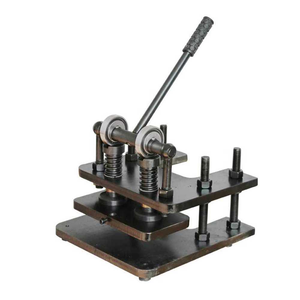 가죽 톰슨기 유압 프레스 수동 스탬핑 고무 가공 재단 260x120mm 12mm - 상품 이미지