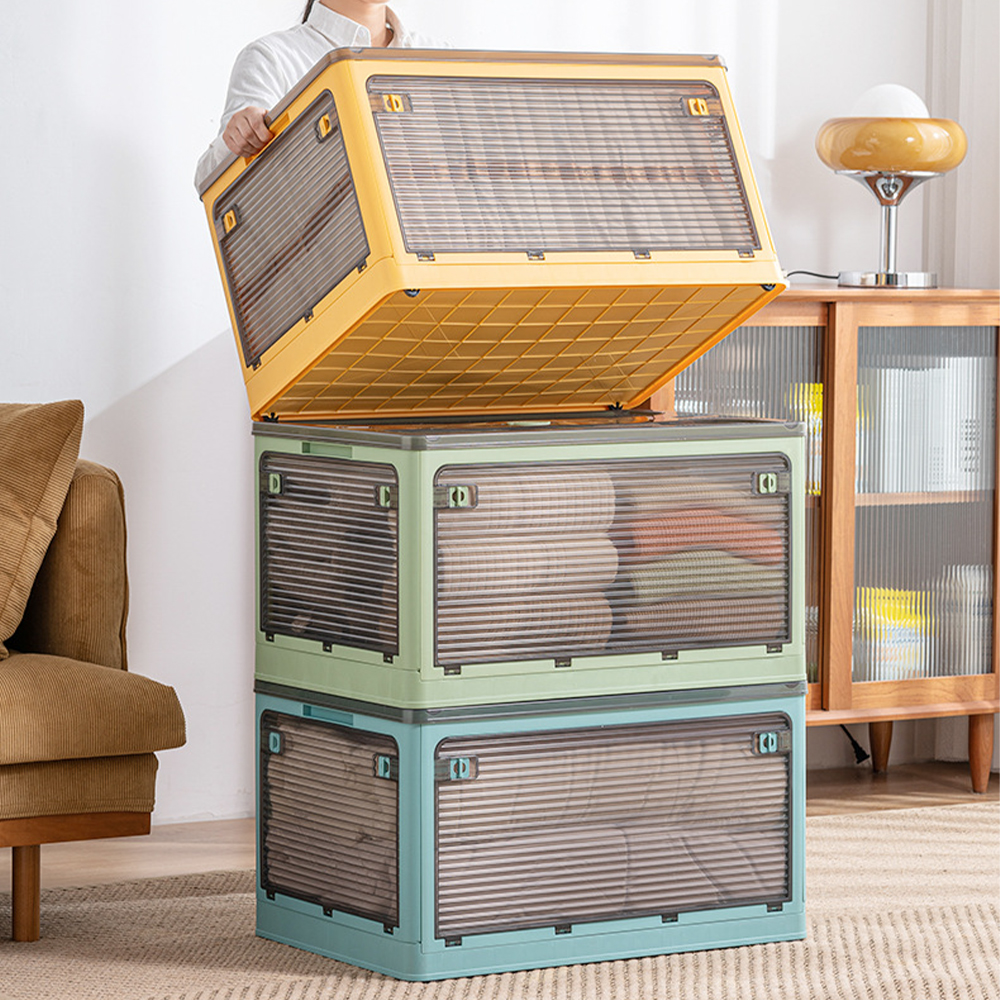 대형 리빙박스 플라스틱 박스 수납 정리함 옷 수납함 - 상세 이미지 4