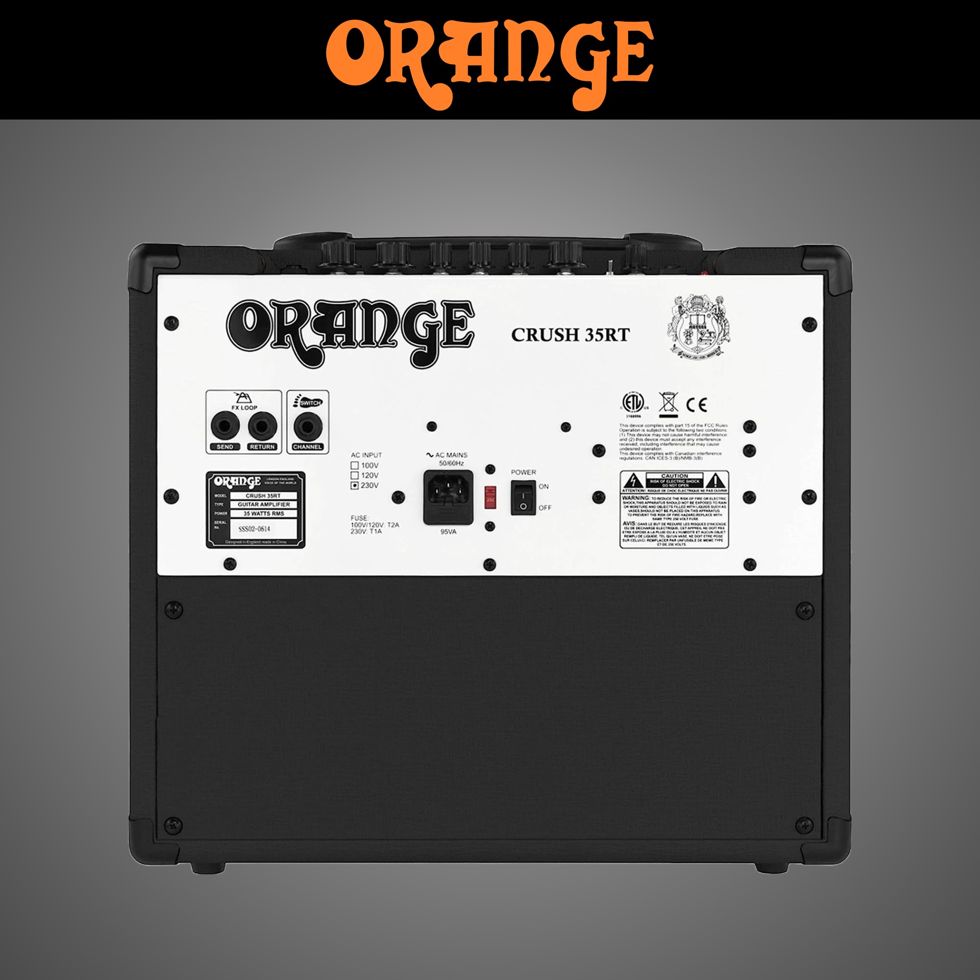 오렌지 크러쉬35RT 일렉기타 앰프 ORANGE CRUSH 35RT 리버브 튜너 내장 이미지 7