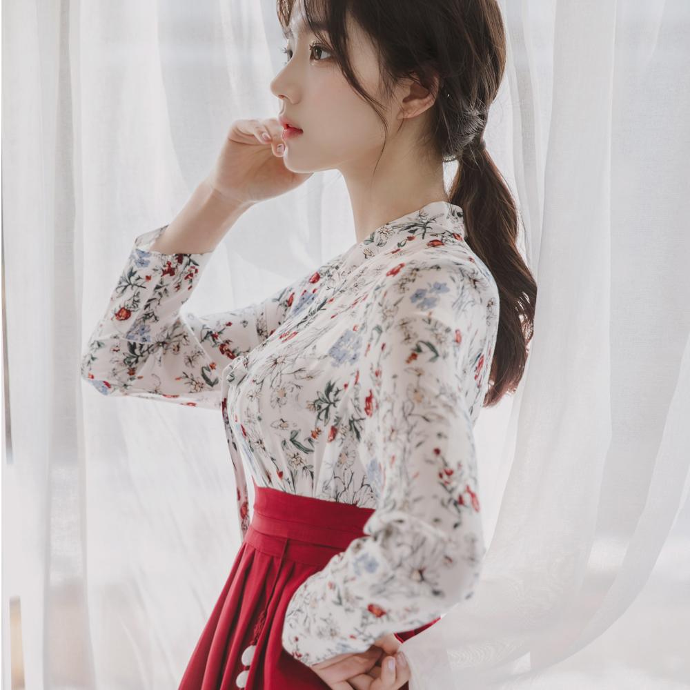 생활한복 세트 꽃망울+꽃잠 개량 계량 퓨전 반티-168 이미지 7