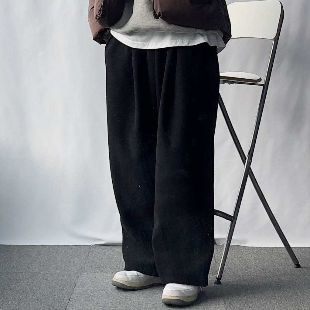 남자코듀로이팬츠 스웻팬츠 통큰바지 남자기모바지 - 상세 이미지 3