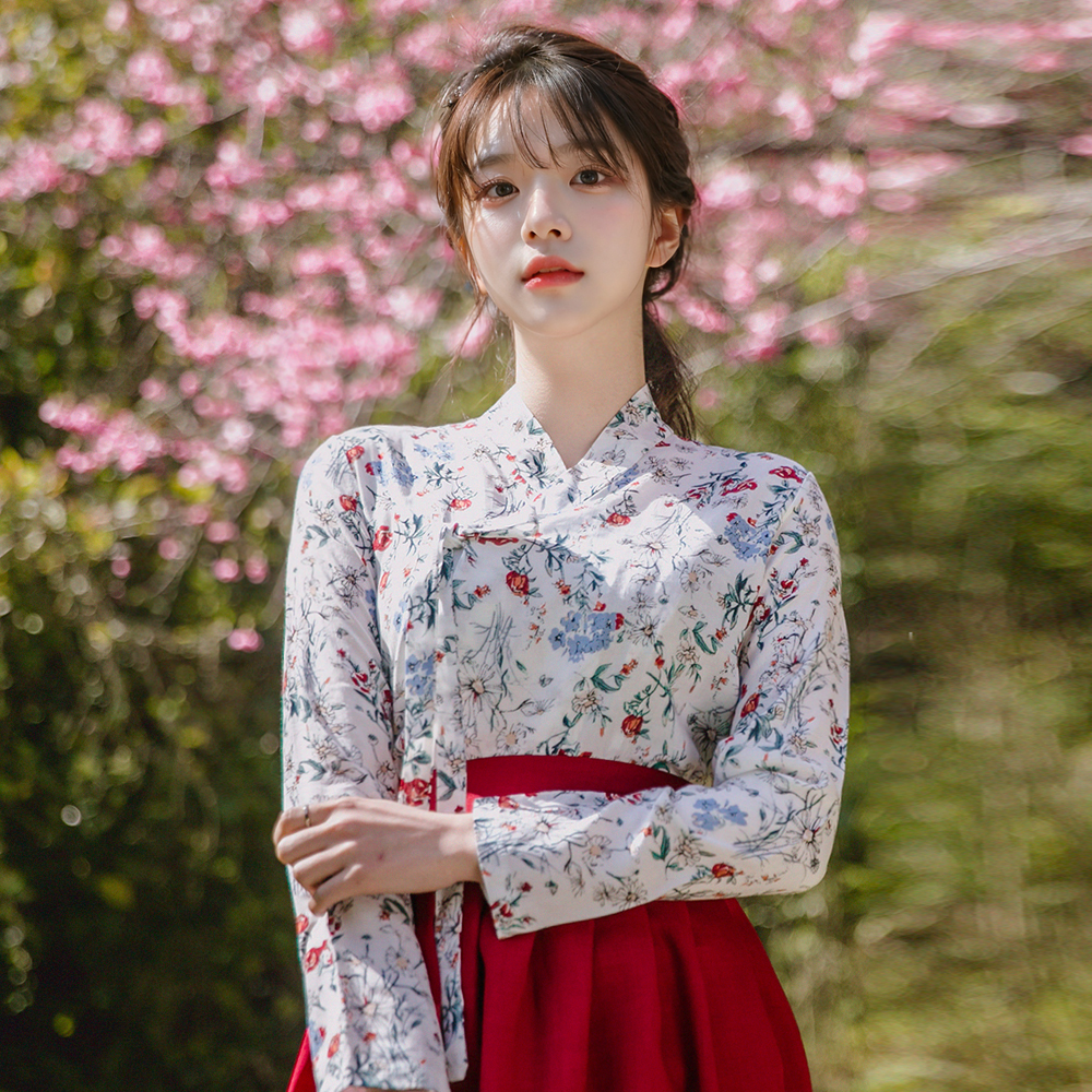 생활한복 세트 꽃망울+꽃잠 개량 계량 퓨전 반티-178.3 - 상세 이미지 5