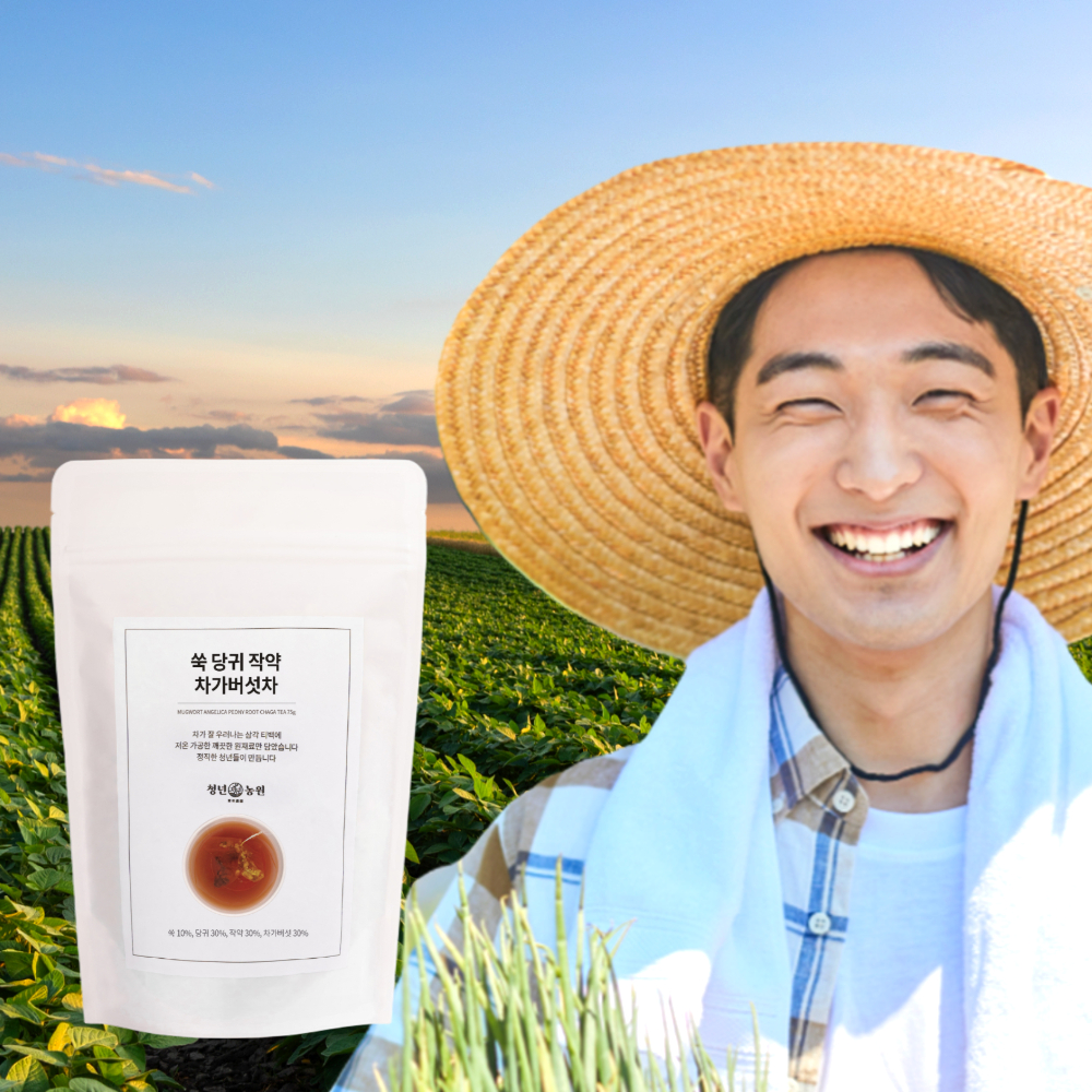 쑥차 당귀차 작약차 차가버섯차 효능 인진쑥 무 카페인 임산부 생분해 티백 만들기