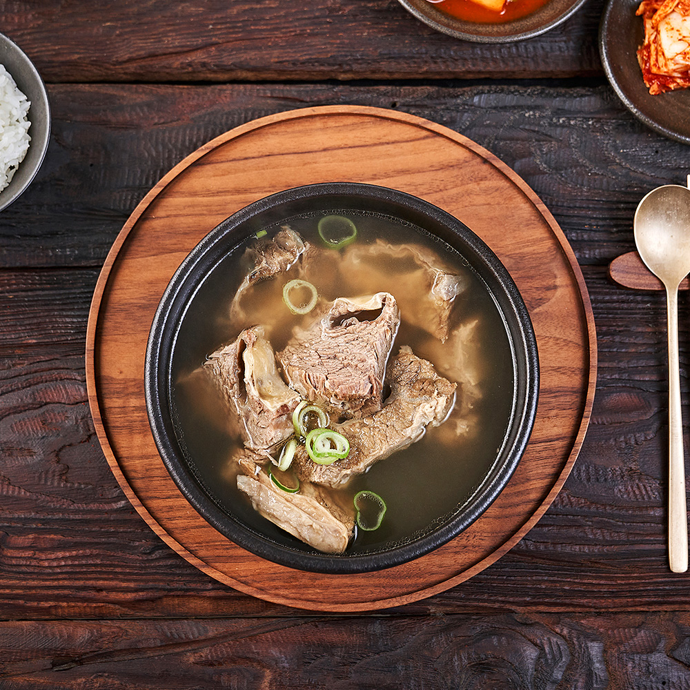 정성곳간 실온 국내산 국산 뼈없는 갈비탕 800g 강순의 간편식 8개