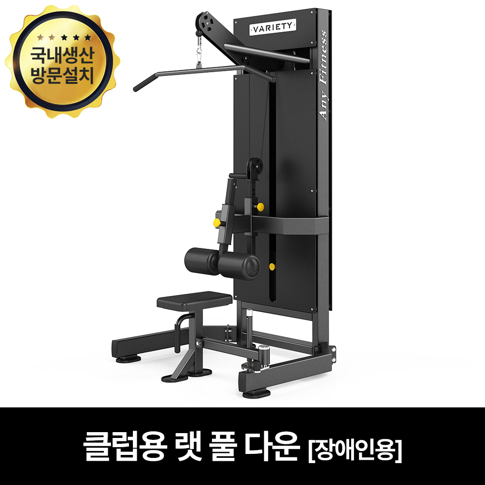 핏분 렛풀다운 머신 장애인용 상체운동 헬스 재활운동기구 국내생산 웨이트 헬스장 등운동 - 메인 이미지