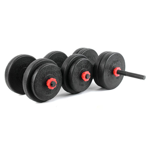 바벨 원판 경량 덤벨 10kg 덤벨 PVC 원판 덤벨 사용법