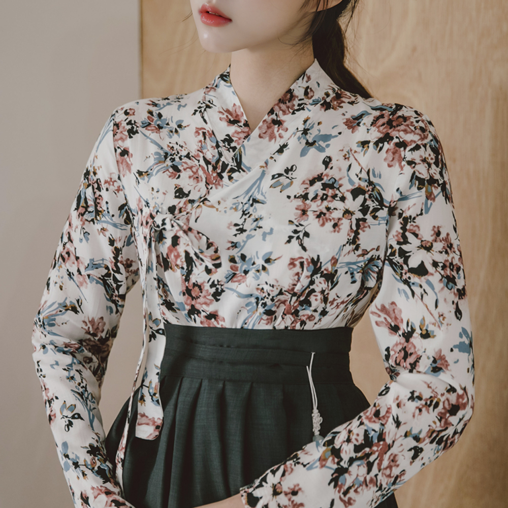 생활한복 회양목 저고리 개량 계량 퓨전 반티-168 - 상세 이미지 5