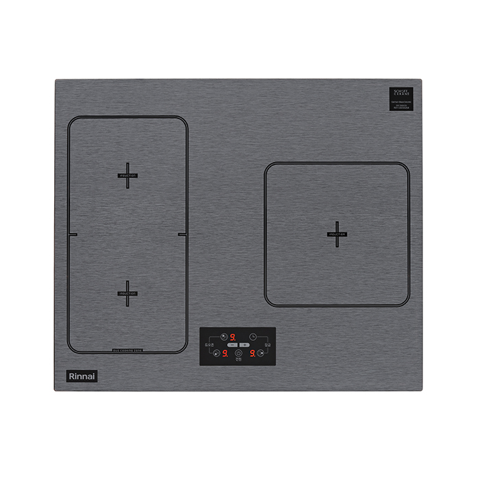 전국설치 1등급 3구 듀오존 인덕션 전기렌지 쇼트세란 세라믹 레인지(CM300) 560x430-480 인스톨프리 그레이