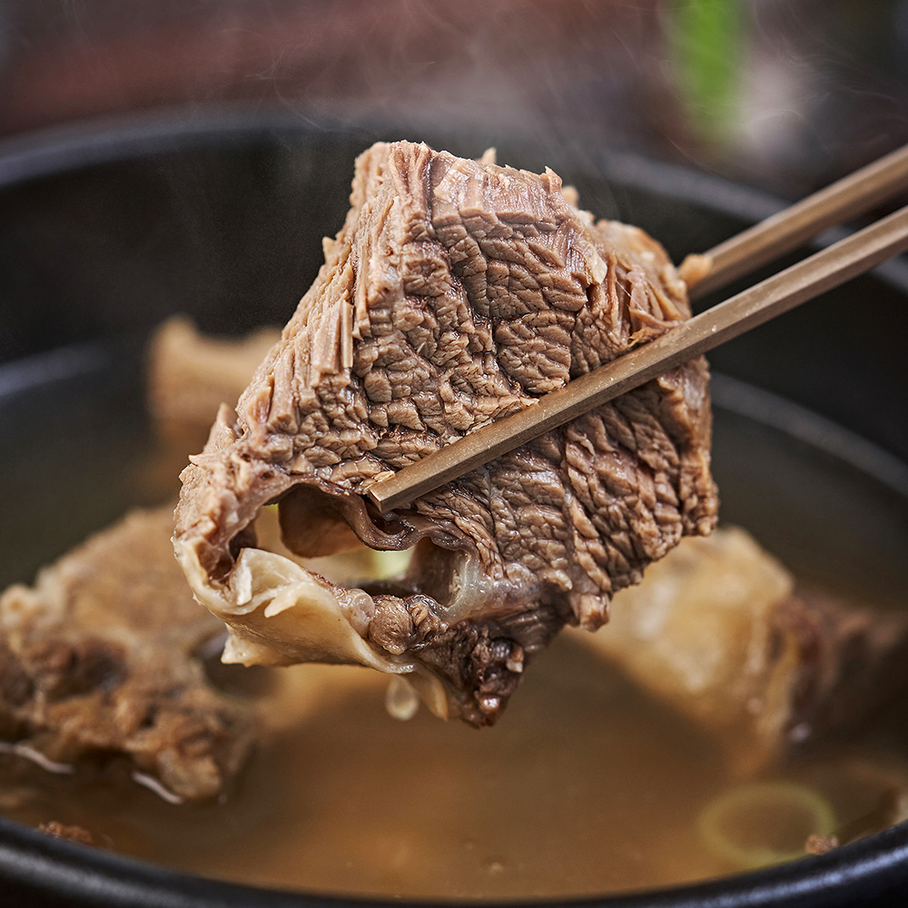 정성곳간 실온 국내산 국산 뼈없는 갈비탕 800g 강순의 간편식 8개