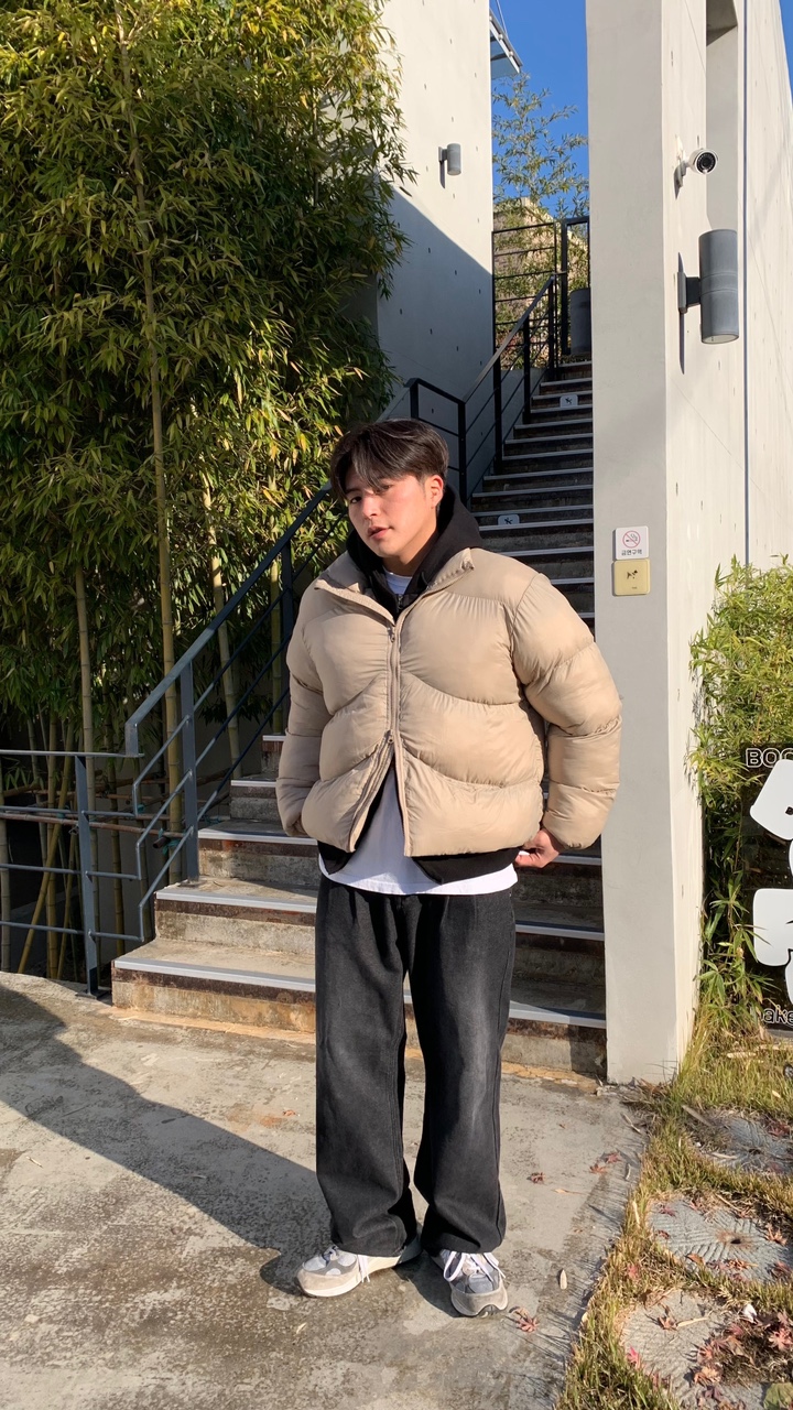 숏패딩 커플패딩 웨이브 웰론패딩 이미지 6
