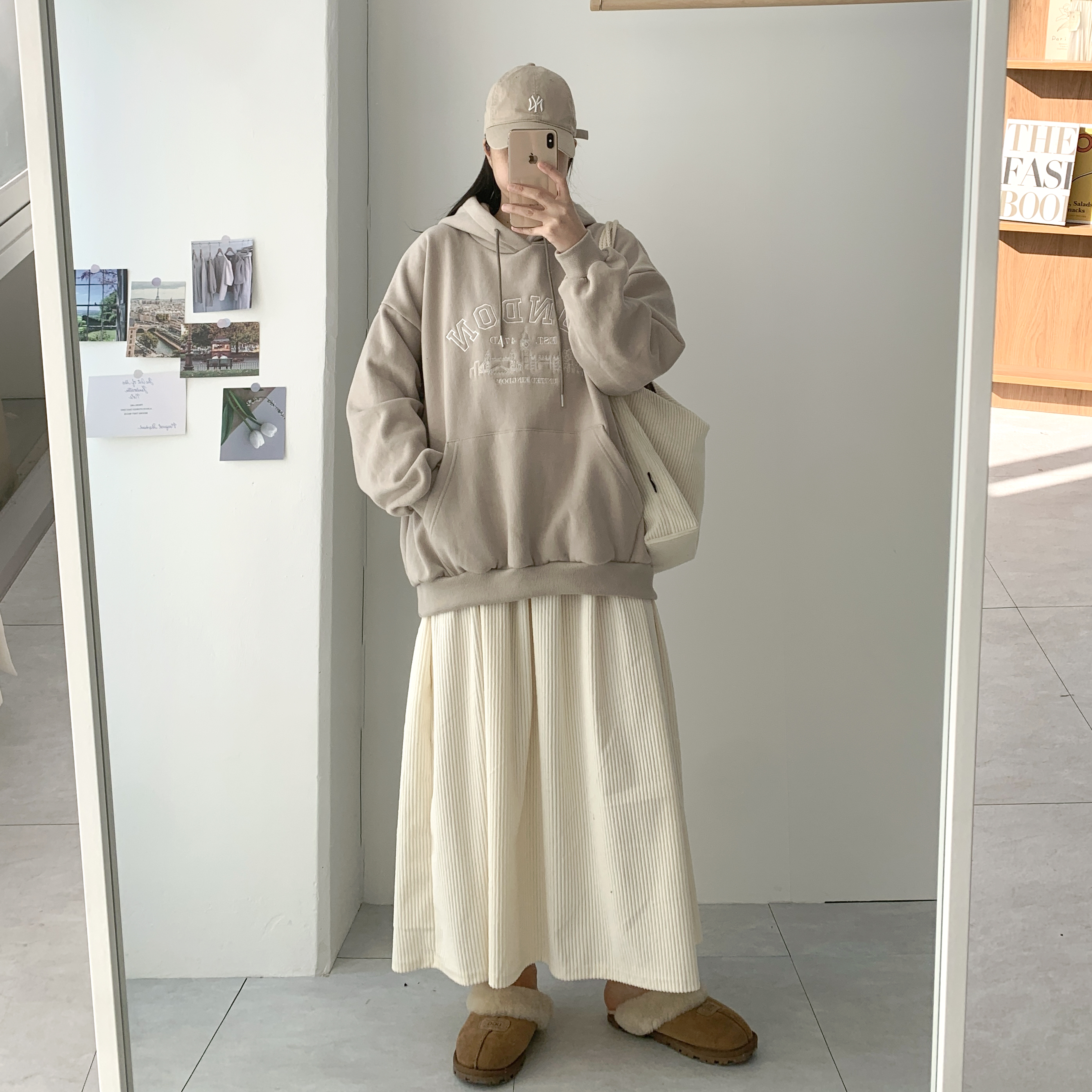 양기모후드티 빅사이즈후드티 오버핏 - 상세 이미지 4