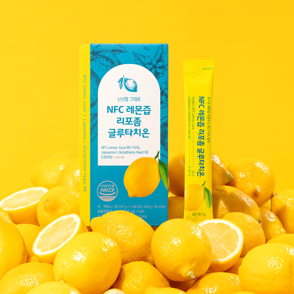 NFC 레몬즙 리포좀 글루타치온 14포, 1개 - 상세 이미지 2