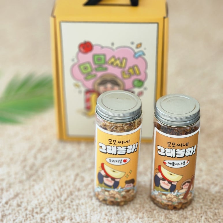 모모씨네 애플 그래놀라 200g 2개입 선물세트 - 상세 이미지 4