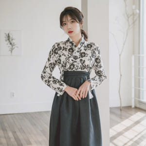 생활한복 바람결 저고리 개량 계량 퓨전 반티-169 착용 후기 | 사이즈/핏 총정리 - 상품 이미지 1
