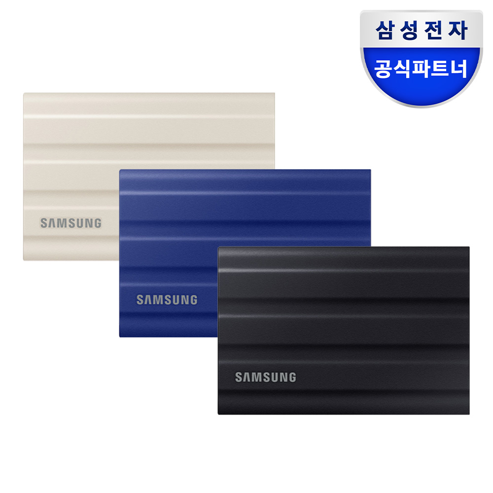 삼성전자 포터블 외장SSD T7 실드 Shield 1TB 1테라 MU-PE1T0 +파우치