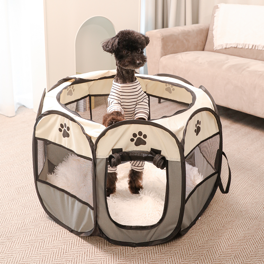 대한몰 강아지 고양이 원터치 격리장 펫 하우스 반려동물 캠핑 텐트 중형