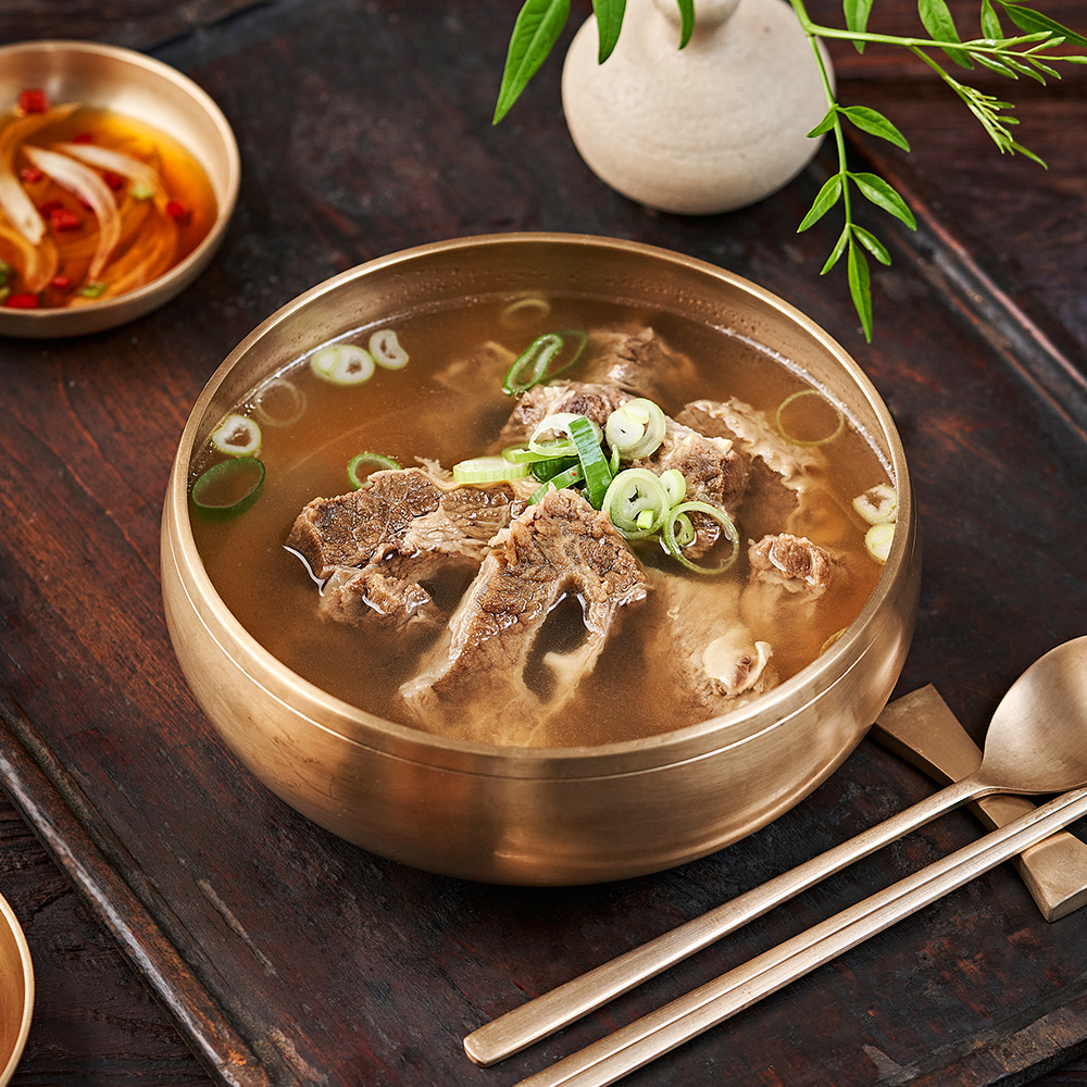 정성곳간 실온 국내산 국산 뼈없는 갈비탕 800g 강순의 간편식 8개