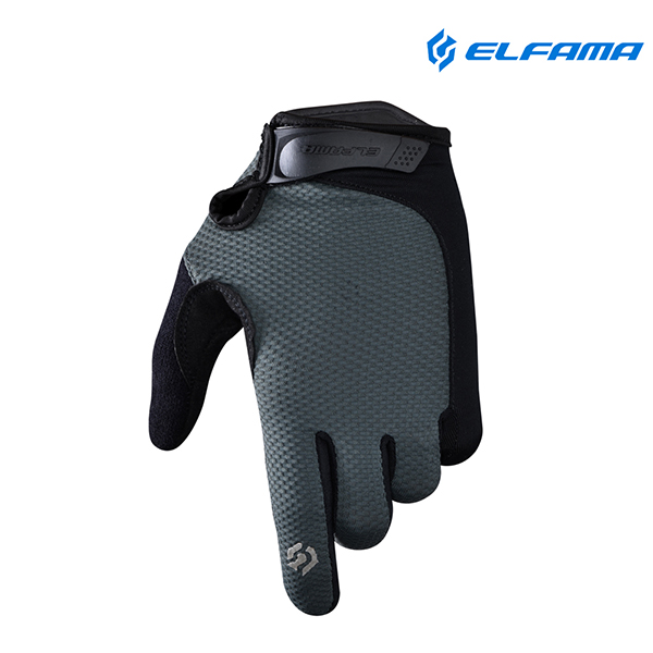 엘파마 자전거 긴장갑D 다크그레이 스마트폰터치 메쉬 손등 라이딩장갑