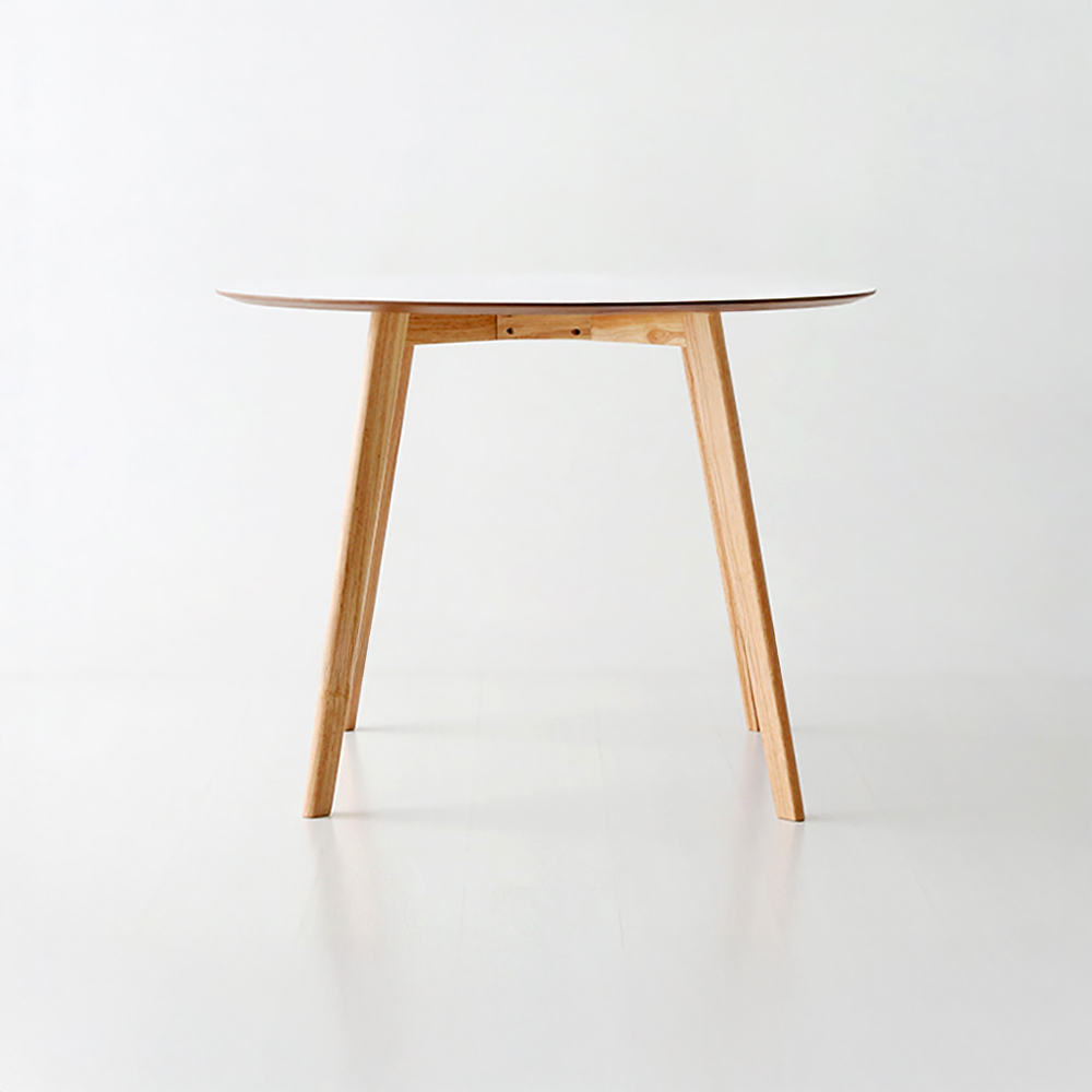 RAMIRA 원형테이블 D100 고무나무 1000mm, 9852.0081