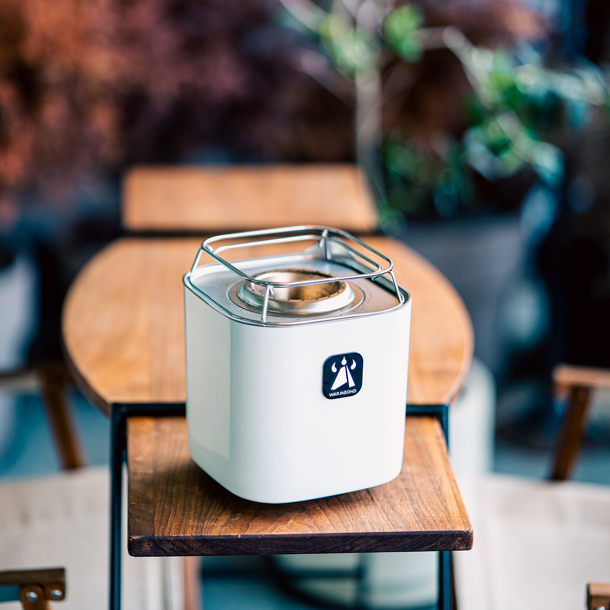 본드스토브 미니 화로대 캠핑 이중연소 알콜 사각 불멍 소형 화로 난로