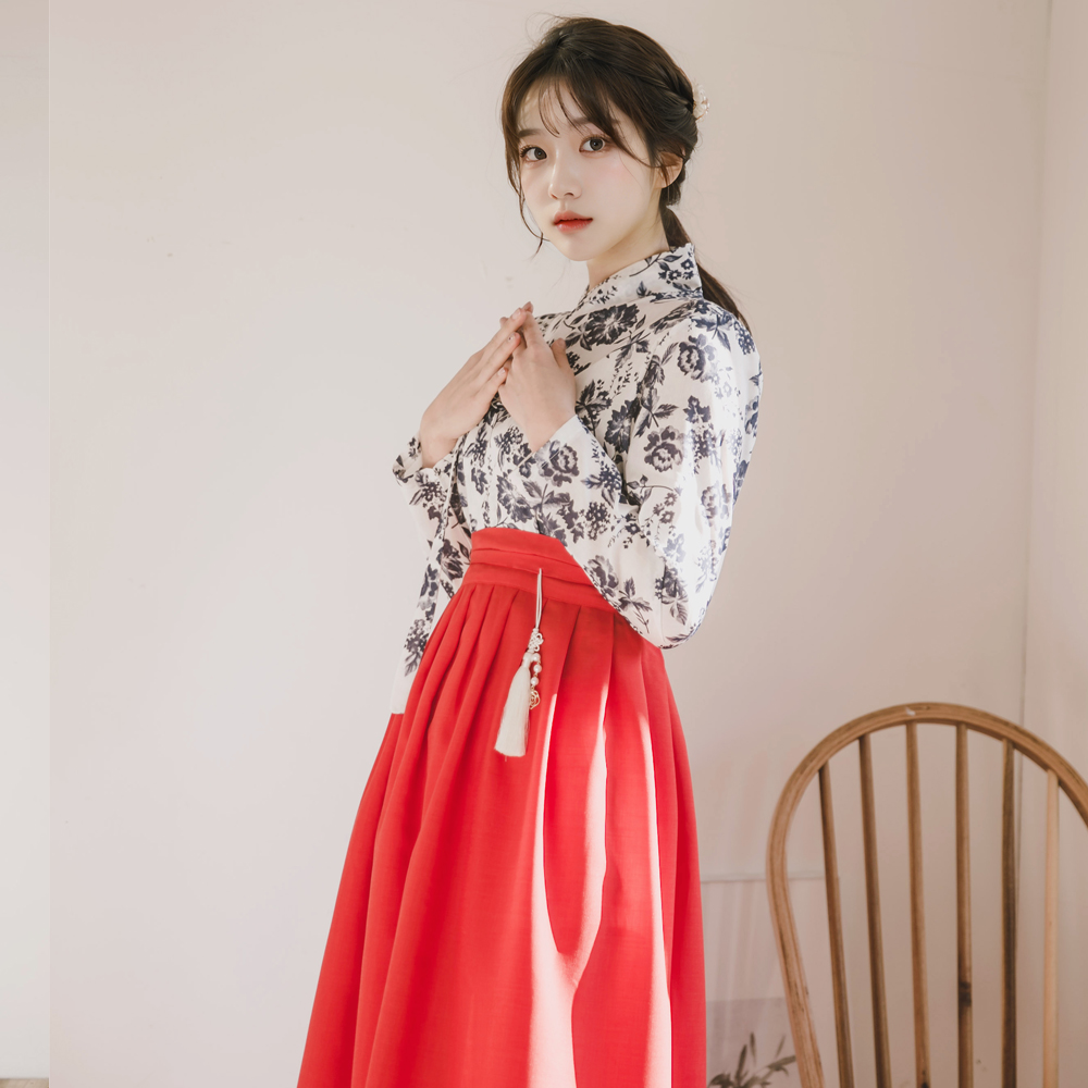 생활한복 은동초 저고리 개량 계량 퓨전 반티-168 이미지 8