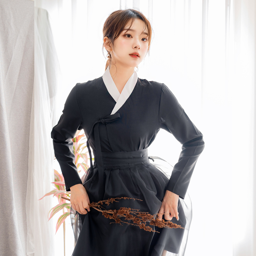 생활한복 기품 저고리 개량 계량 퓨전 반티-192 이미지 8