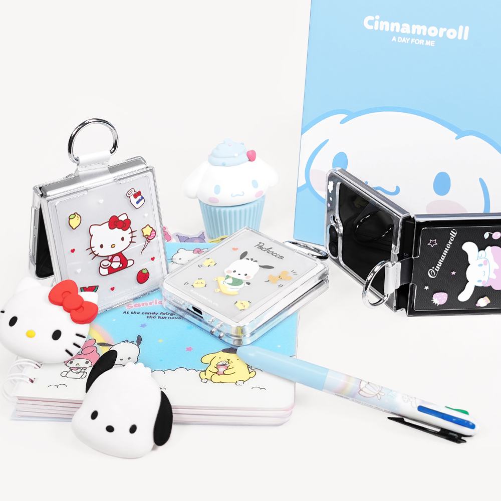 산리오 갤럭시 Z플립6 케이스 제트플립 하드 헬로키티 - 상세 이미지 2