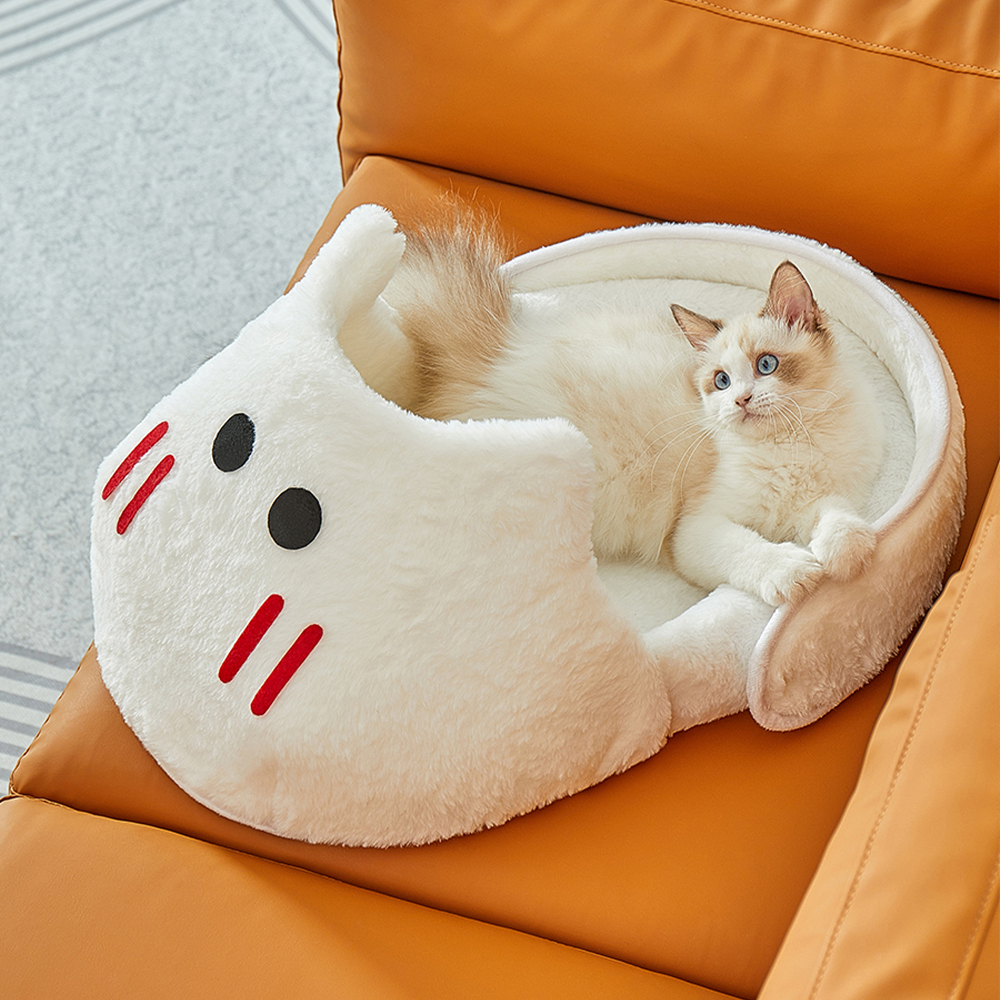 개과천선 슈즈캣 고양이 하우스 고급 극세사 반려묘 숨숨집 애견 꿀잠 침대 논슬립 강아지 - 상품 이미지