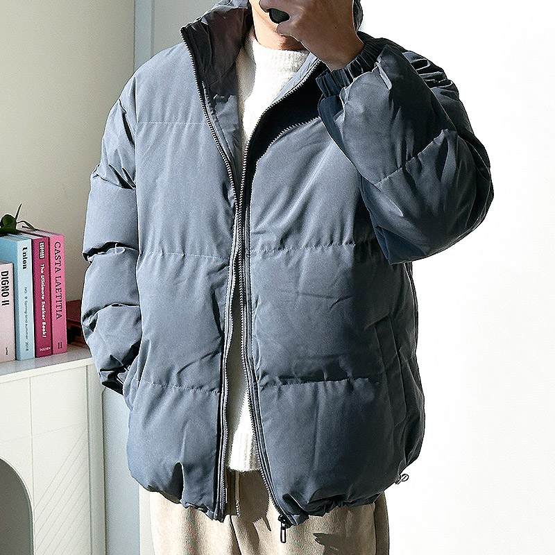 남자 푸퍼패딩 숏패딩점퍼 오버핏 다운점퍼 빅사이즈