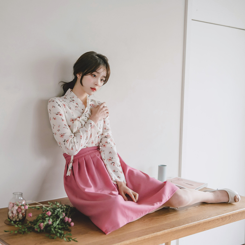 생활한복 세트 예향+길한 개량 계량 퓨전 반티-166 이미지 7