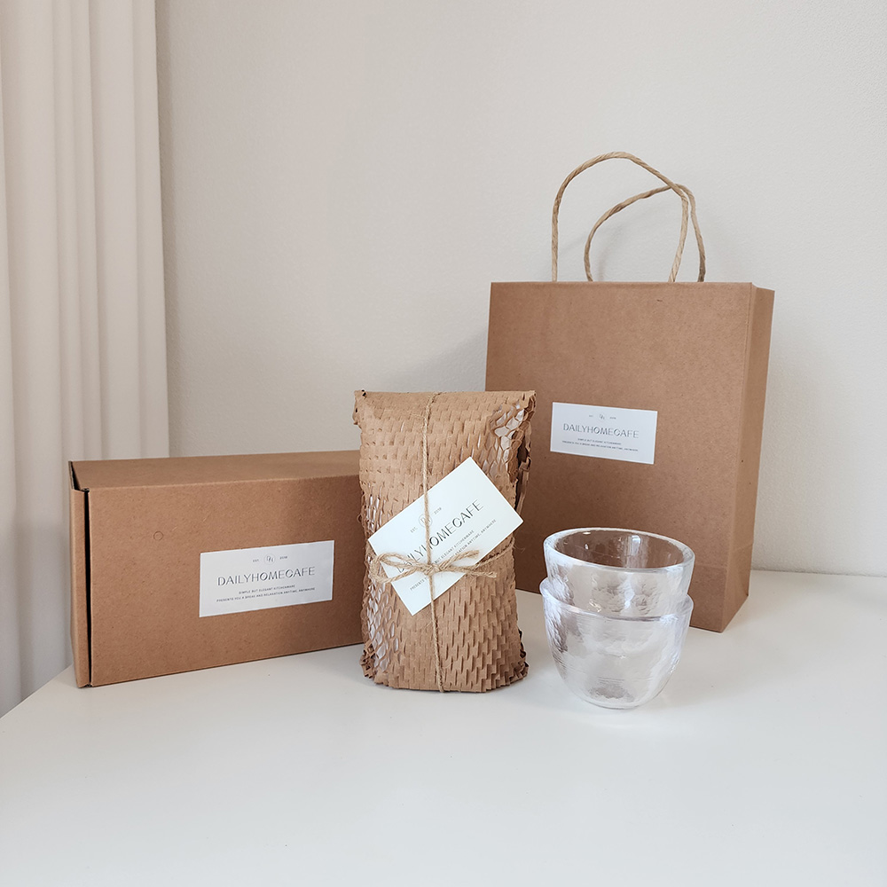 유리 막걸리잔 세트 4P 집들이 신혼 커플선물