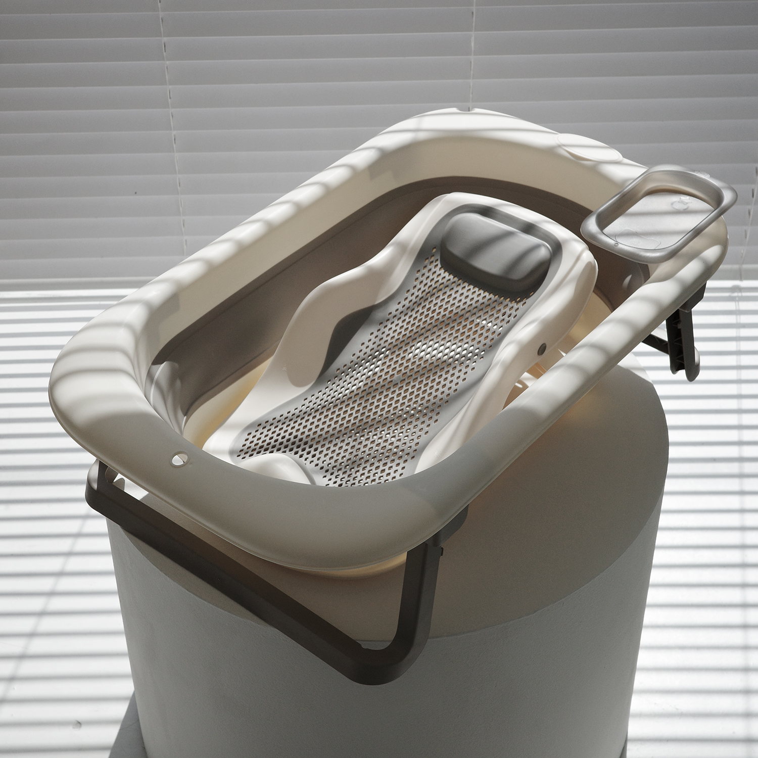 메리본 신생아 아기욕조 싱크대 목욕 접이식