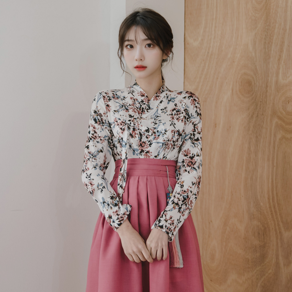 생활한복 세트 회양목+나은 개량 계량 퓨전 반티-168 - 상세 이미지 4