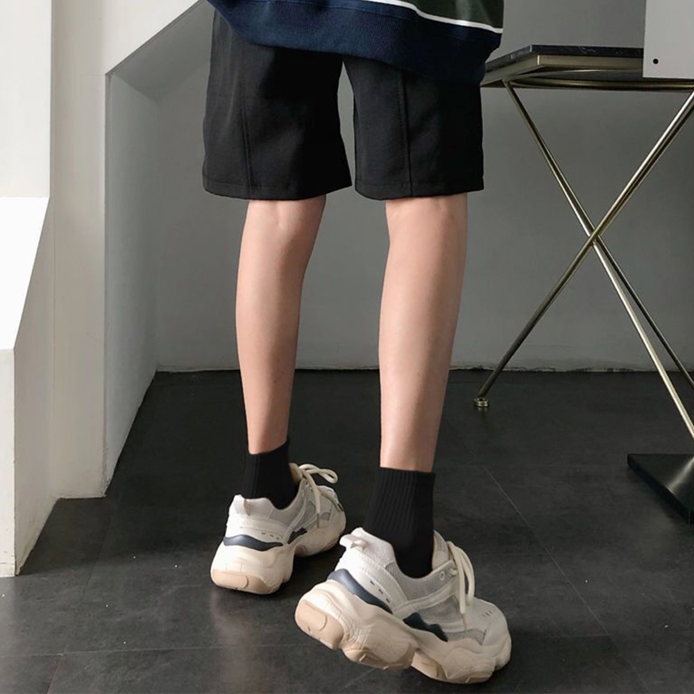 남자무압박양말 발목넓은 흰양말 긴목 정장 가을 봄 여름 10세트 이미지 7