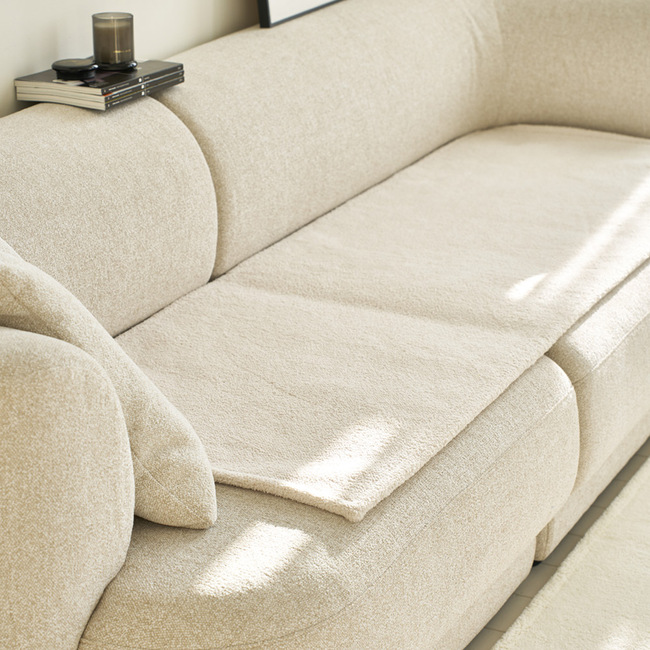 나라데코 단모 투톤 모던한 사계절 쇼파패드 2인용 60x120