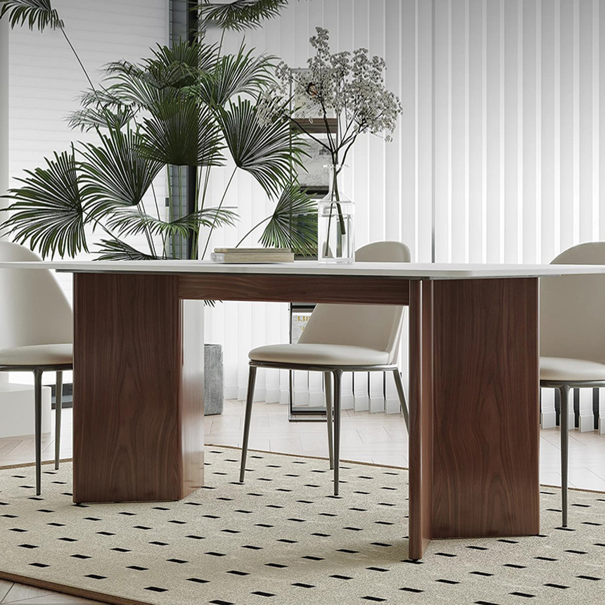 마블 엘레강스 포세린세라믹 식탁테이블 사각 다이닝테이블 160cm