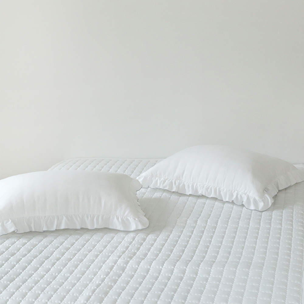 디퍼 먼지없는 워싱 마이크로 피치스킨 미끄럼방지 논슬립 사계절 침대 패드 Q