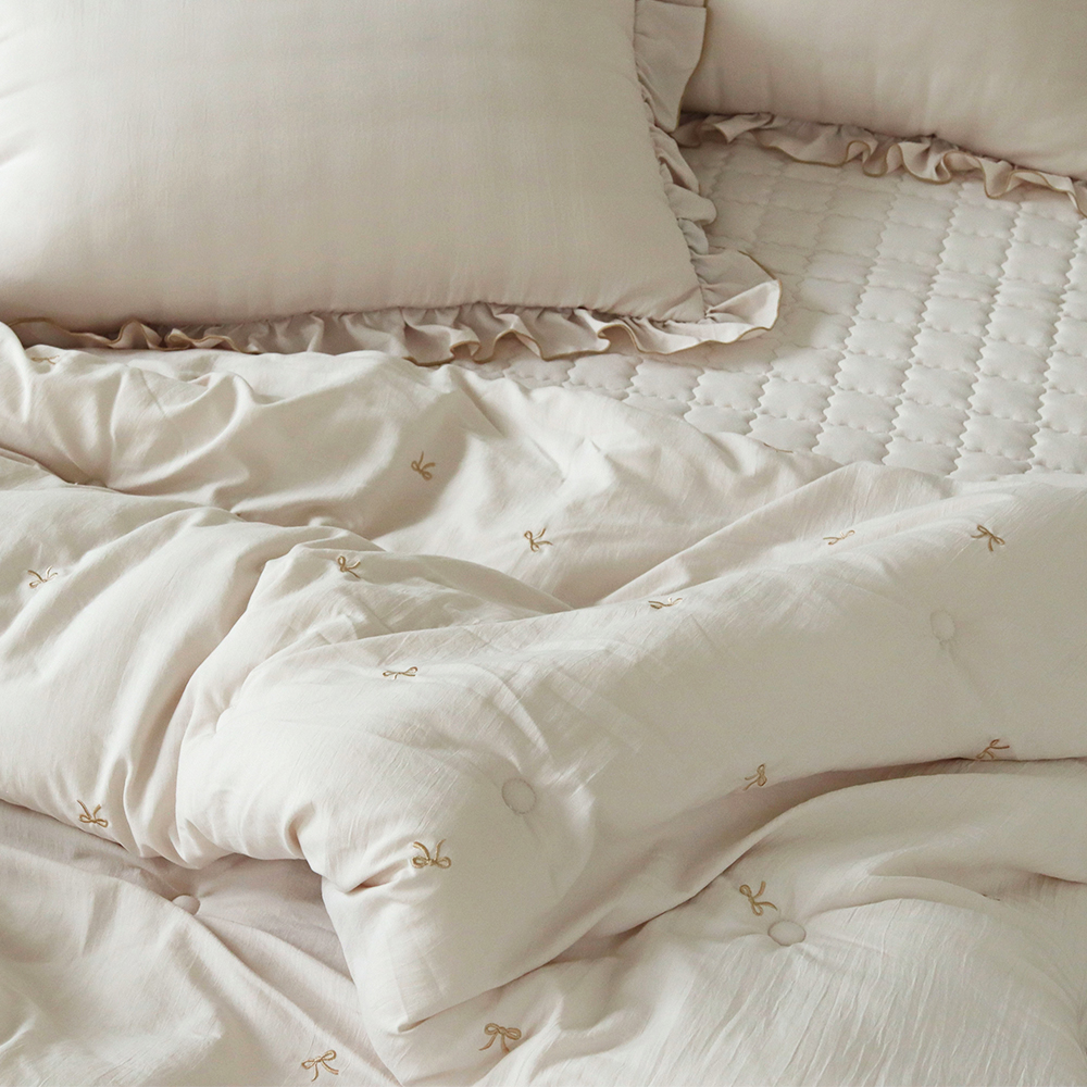 디퍼 먼지없는 워싱 마이크로 피치스킨 미끄럼방지 논슬립 사계절 침대 패드 Q