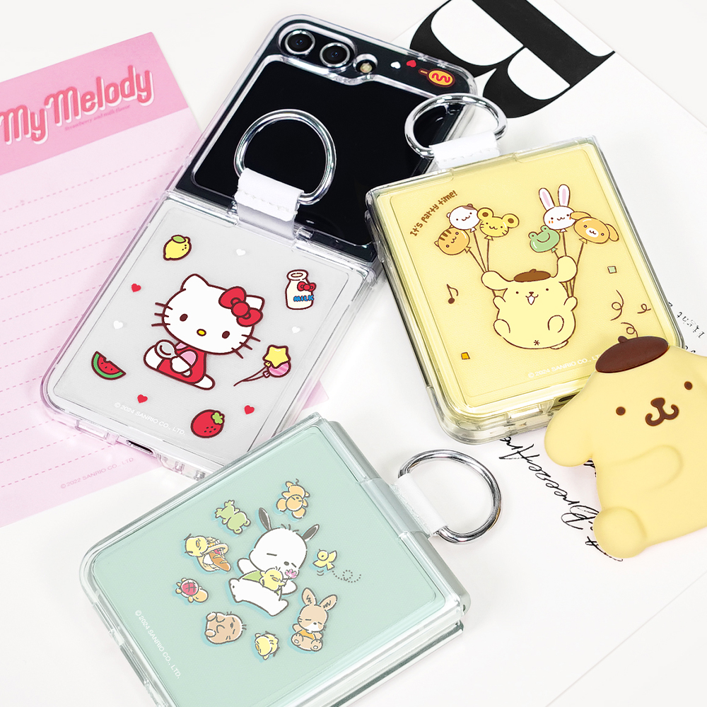 산리오 갤럭시 Z플립6 케이스 제트플립 하드 헬로키티 - 상세 이미지 3