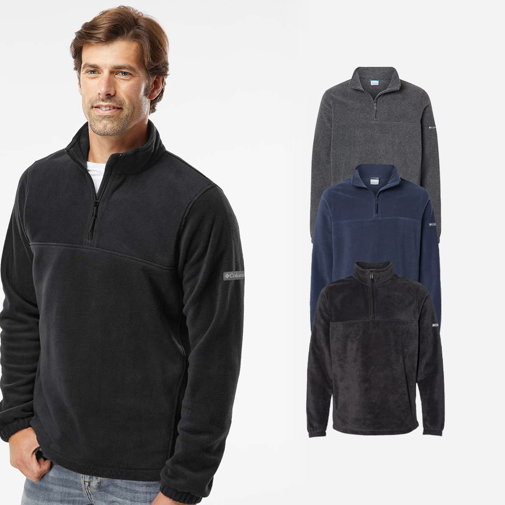 컬럼비아 남자 반집업 후리스 하이넥 플리스 아노락 자켓 가벼운 오버핏 겨울 아우터 212486
