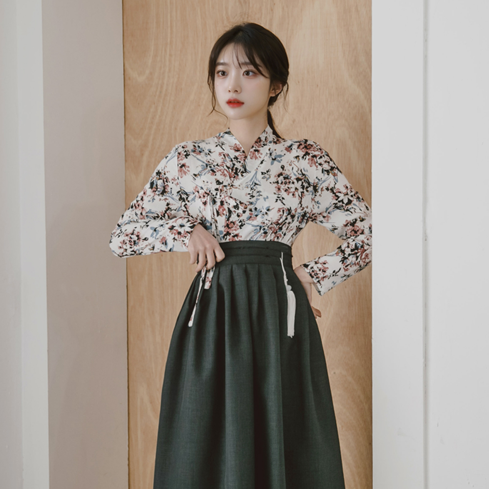 생활한복 회양목 저고리 개량 계량 퓨전 반티-168 - 상세 이미지 4