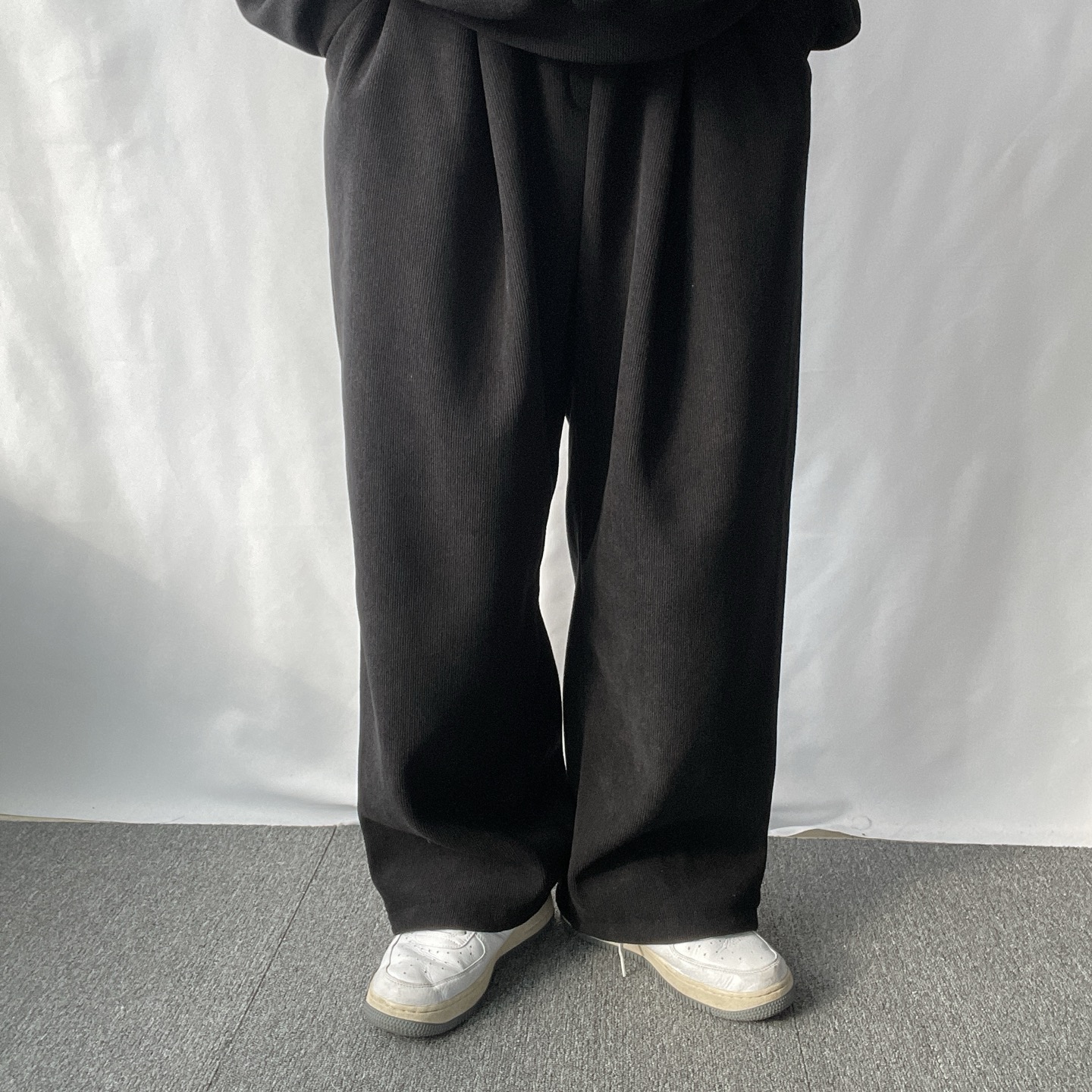 남자코듀로이팬츠 스웻팬츠 통큰바지 남자기모바지 - 상세 이미지 5