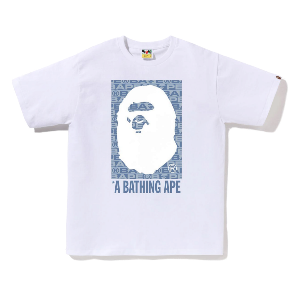 베이프 반팔티 MEN LUX SPORT PATTERN BOX APE HEAD TEE 1K80-110-048 - 상품 이미지