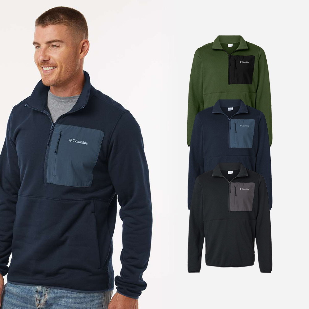 컬럼비아 남자 후리스 하프 집업 플리스 자켓 반집업 겨울 빅사이즈 209760