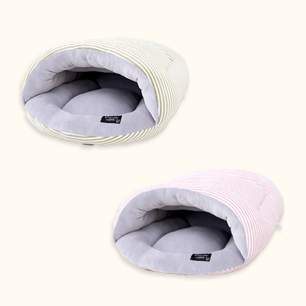 개과천선 소라 쉘 고양이 하우스 포근한 반려묘 극세사 숨숨집 강아지 꿀잠 침대 방석 - 상세 이미지 4